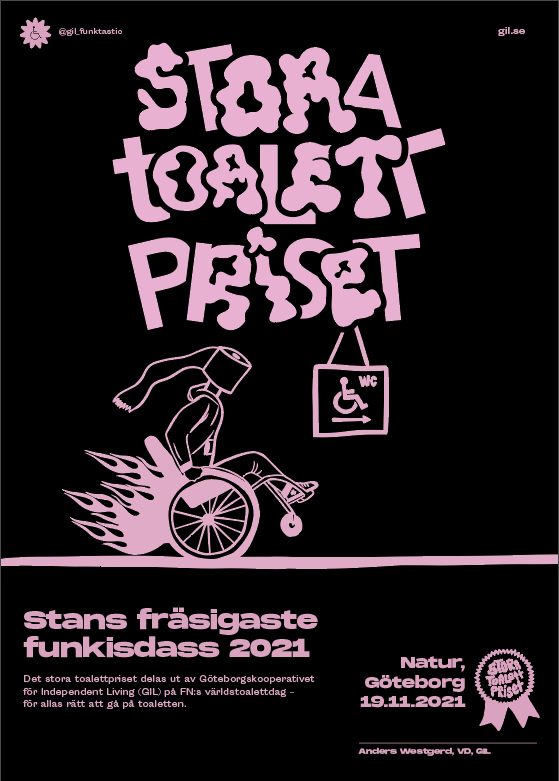 Stora toalettpriset 2021, poster