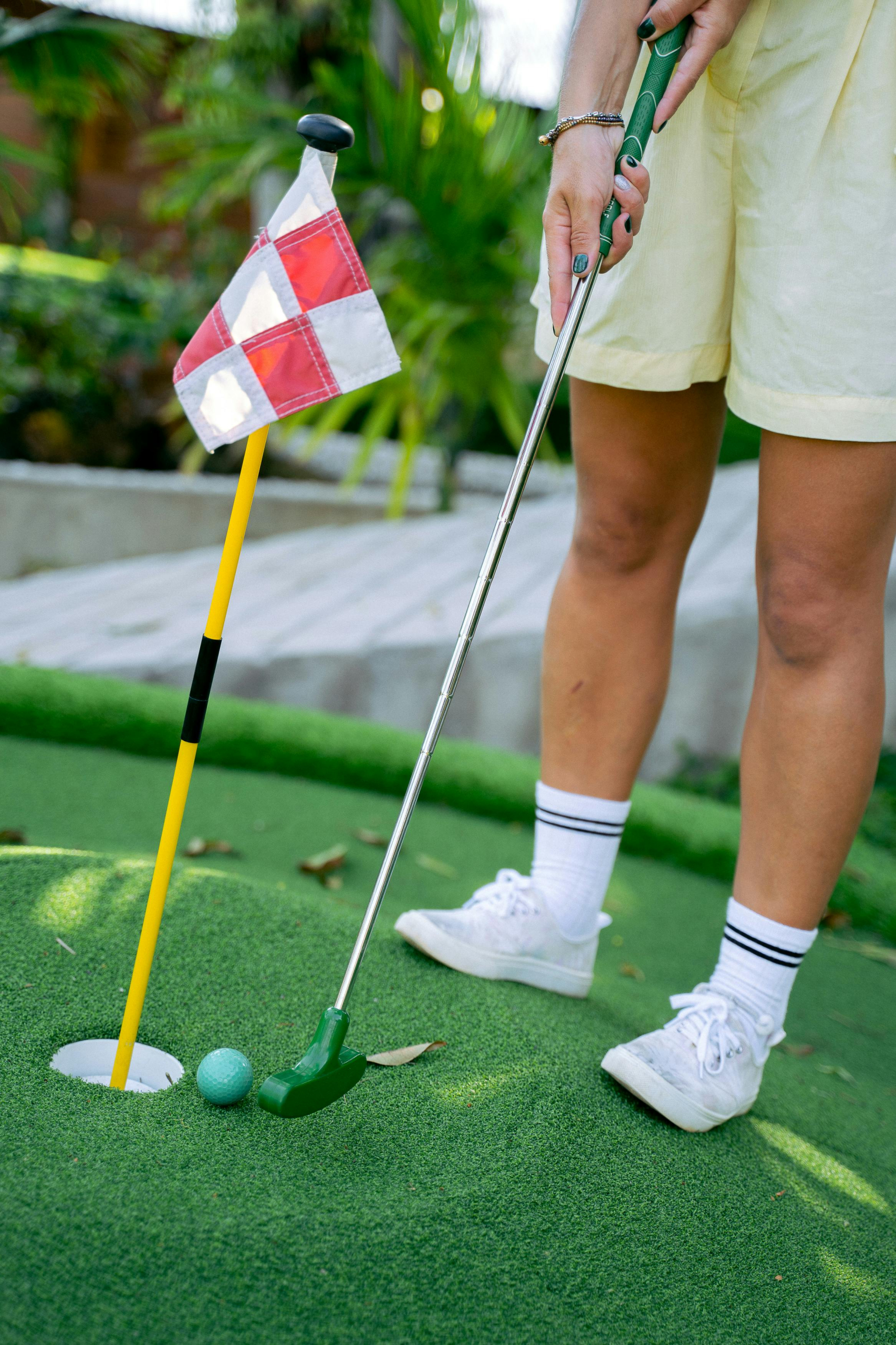 Assistentträff med bangolf och fika